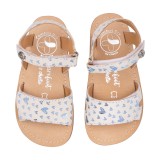 SANDALIA BAREFOOT PIEL CHETTO ESTILO CLÁSICO CORAZONES