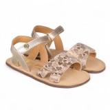 SANDALIA BAREFOOT PIEL CHETTO ESTILO CLÁSICO ORO