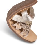 SANDALIA BAREFOOT PIEL CHETTO ESTILO CLÁSICO ORO