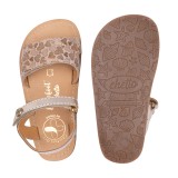 SANDALIA BAREFOOT PIEL CHETTO ESTILO CLÁSICO ORO