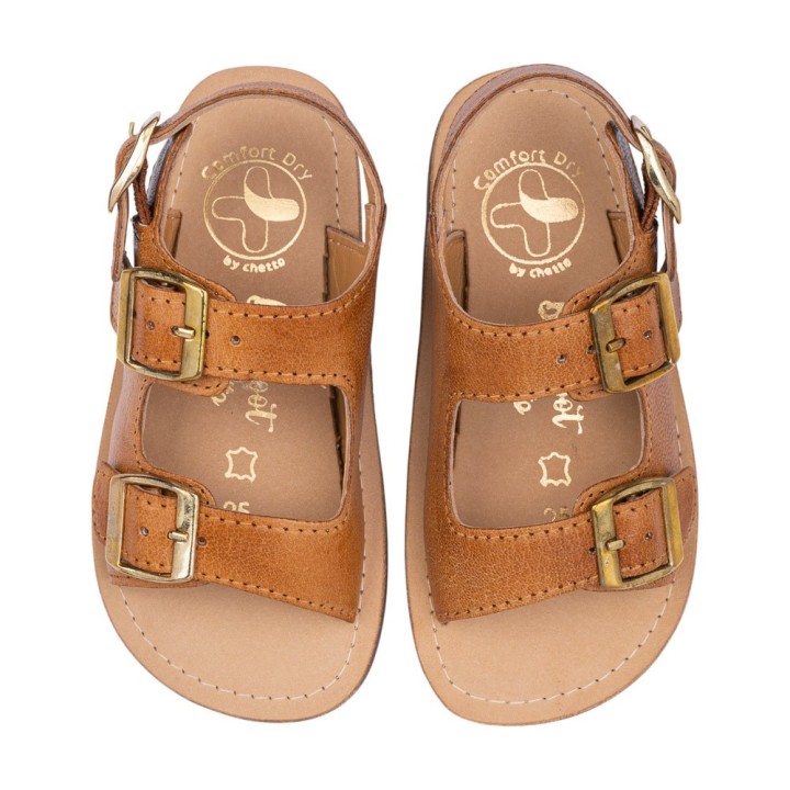 SANDALIA BAREFOOT PIEL CHETTO TIPO BIO CUERO