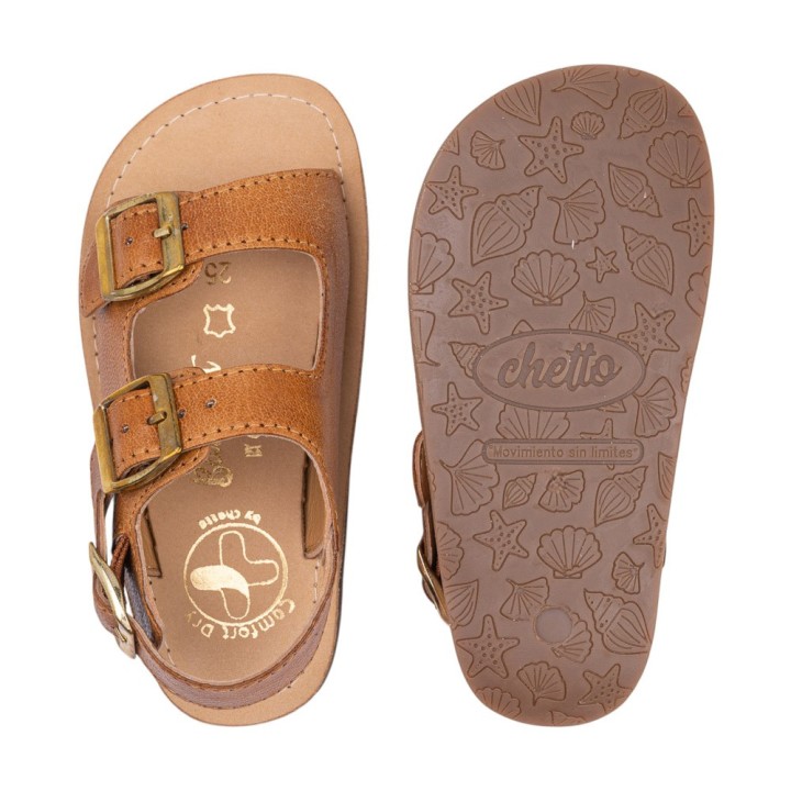 SANDALIA BAREFOOT PIEL CHETTO TIPO BIO CUERO