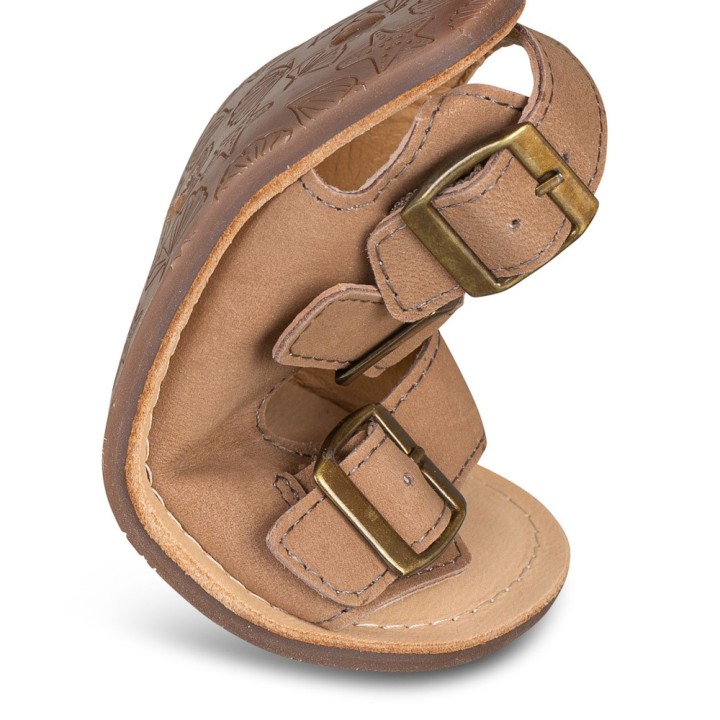 SANDALIA BAREFOOT PIEL CHETTO TIPO BIO MARRON