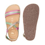 SANDALIA BAREFOOT DE PIEL CHETTO TIRAS ORO