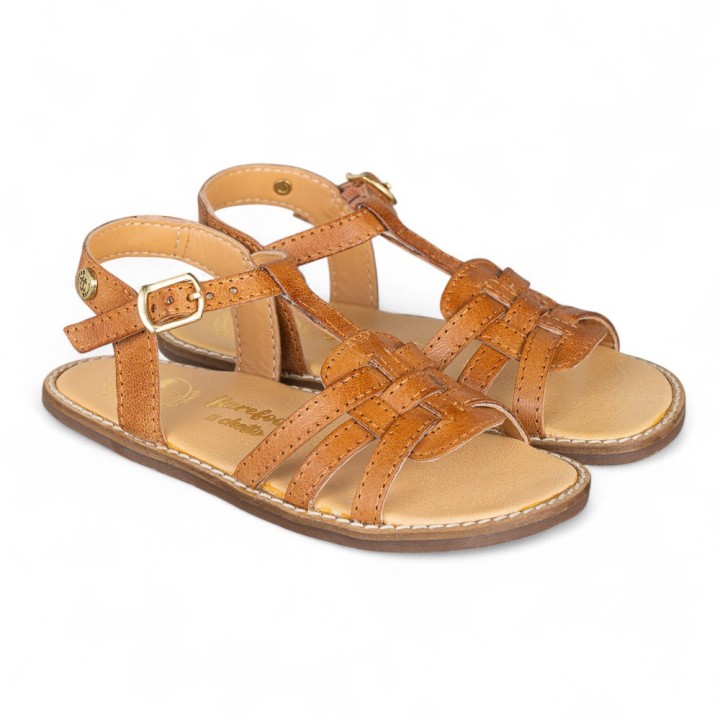 SANDALIA BAREFOOT PIEL CHETTO CUERO