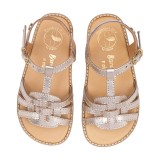 SANDALIA BAREFOOT PIEL CHETTO ORO