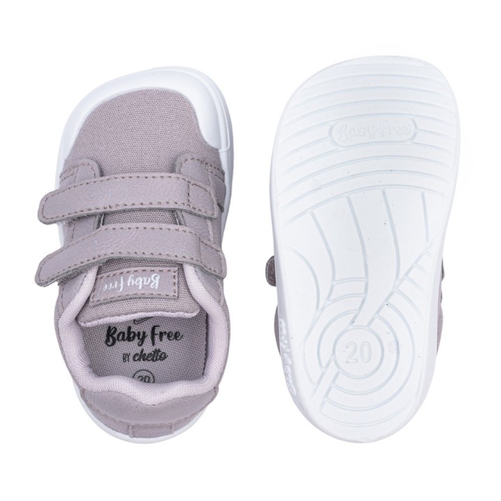 CANVAS BAREFOOT BABY FREE GRIS