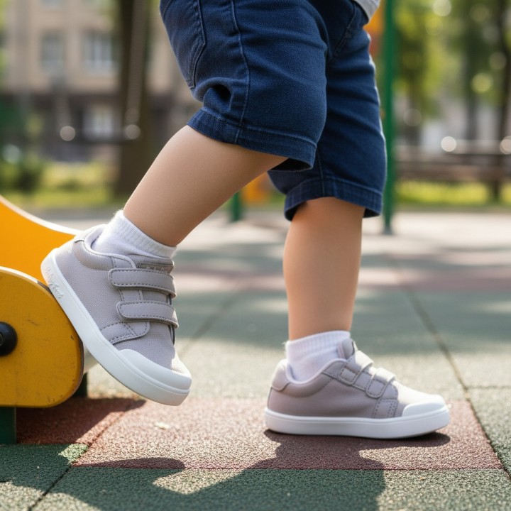 CANVAS BAREFOOT BABY FREE GRIS