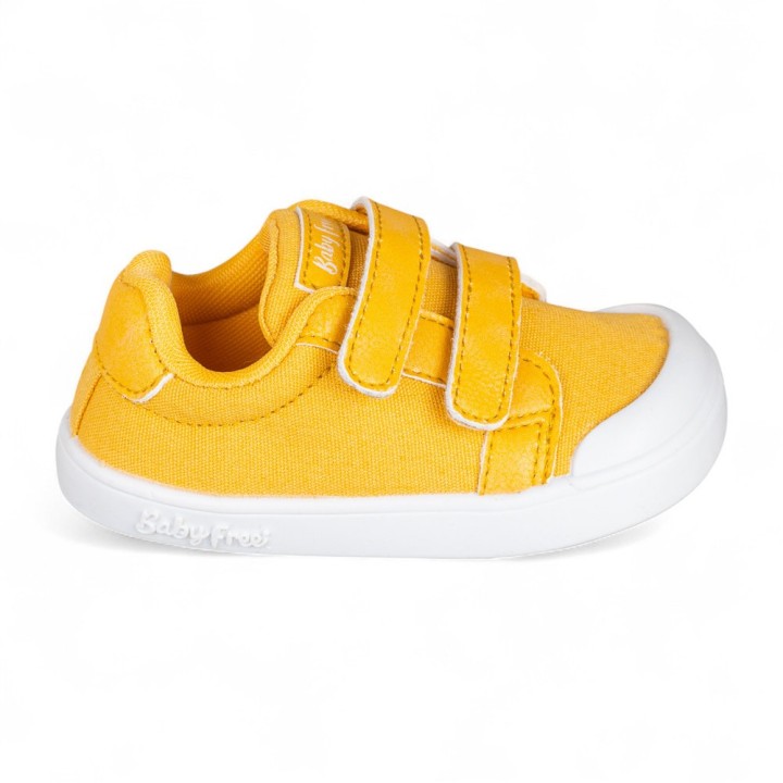 CANVAS BAREFOOT BABY FREE MOSTAZA