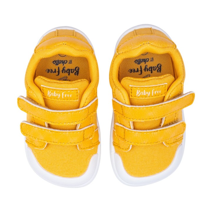 CANVAS BAREFOOT BABY FREE MOSTAZA