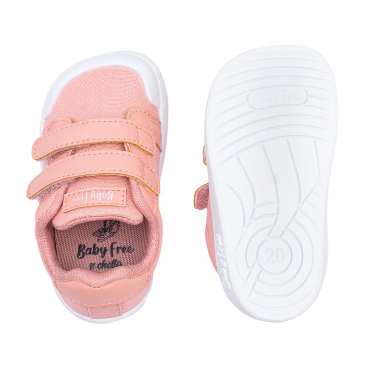 CANVAS BAREFOOT BABY FREE ROSA