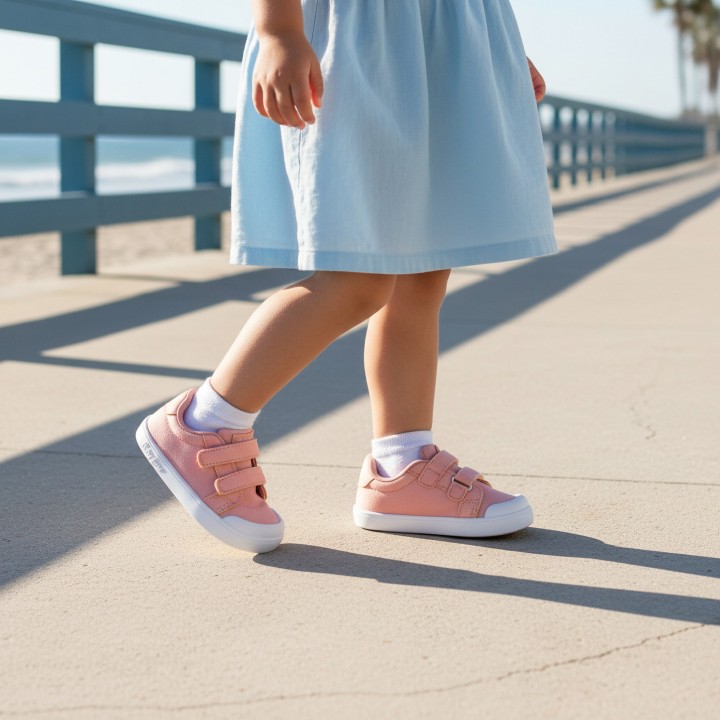 CANVAS BAREFOOT BABY FREE ROSA