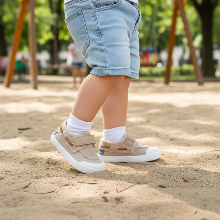 NÁUTICO BAREFOOT BABY FREE TAUPE