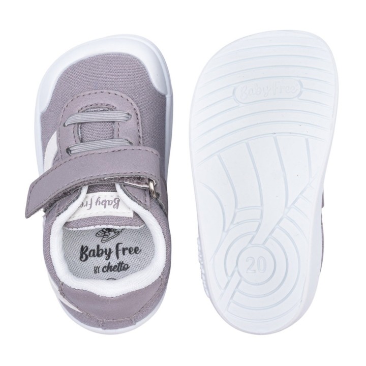 LONA DEPORTIVA BAREFOOT BABY FREE GRIS
