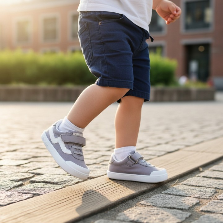 LONA DEPORTIVA BAREFOOT BABY FREE GRIS