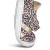 DEPORTIVA BAREFOOT BABY FREE PRIMEROS PASOS ANIMAL PRINT - ORO