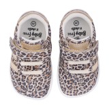 DEPORTIVA BAREFOOT BABY FREE PRIMEROS PASOS ANIMAL PRINT - ORO