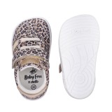 DEPORTIVA BAREFOOT BABY FREE PRIMEROS PASOS ANIMAL PRINT - ORO
