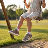 DEPORTIVA BAREFOOT BABY FREE PRIMEROS PASOS ANIMAL PRINT - ORO