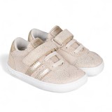 DEPORTIVA BAREFOOT BABY FREE PRIMEROS PASOS ANIMAL BEIGE - ORO