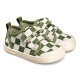 ZAPATILLA BAREFOOT BABY FREE VERDE CUADROS