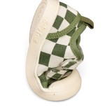ZAPATILLA BAREFOOT BABY FREE VERDE CUADROS