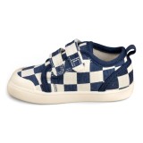 ZAPATILLA BAREFOOT BABY FREE AZUL CUADROS