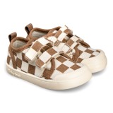 ZAPATILLA BAREFOOT BABY FREE MARRON CUADROS