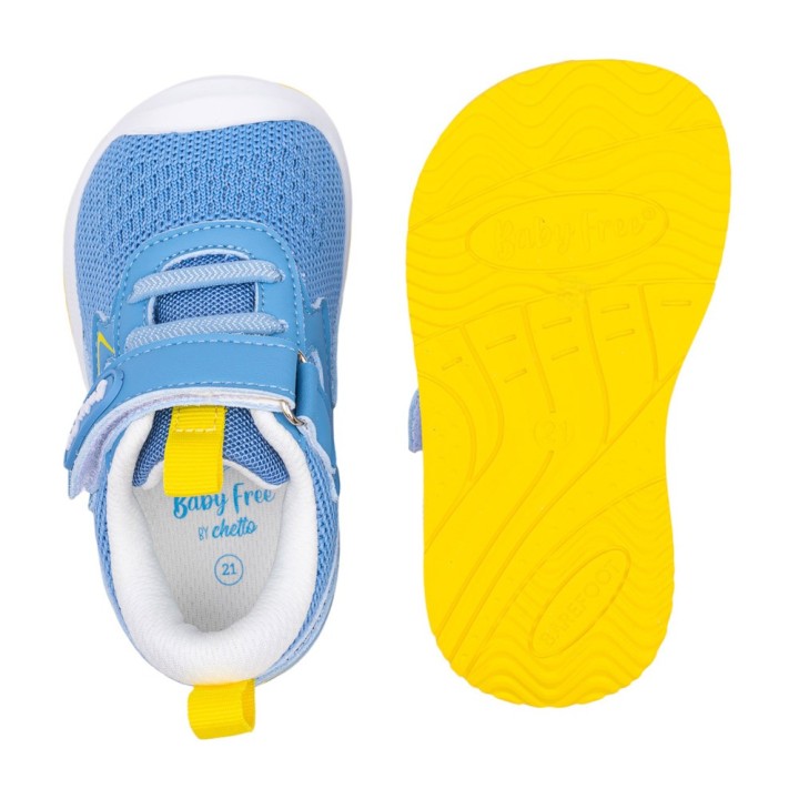 DEPORTIVA BAREFOOT BABY FREE RAYO Textil AZUL