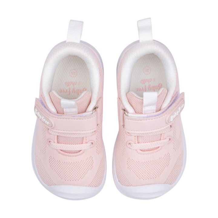 DEPORTIVA BAREFOOT BABY FREE Textil ROSA