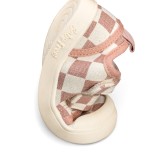 ZAPATILLA BAREFOOT BABY FREE ROSA CUADROS