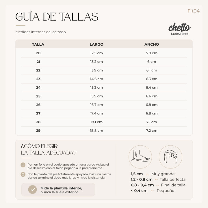 ZAPATILLA BAREFOOT BABY FREE MARRON CUADROS