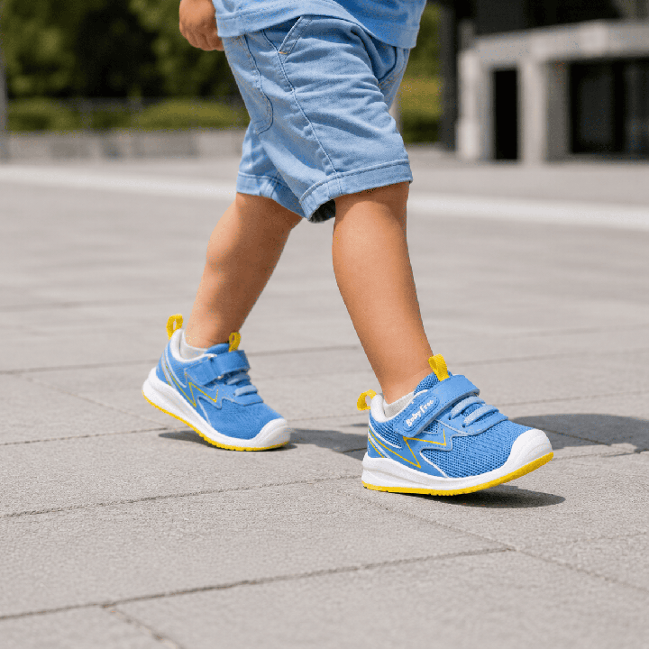 DEPORTIVA BAREFOOT BABY FREE RAYO Textil AZUL