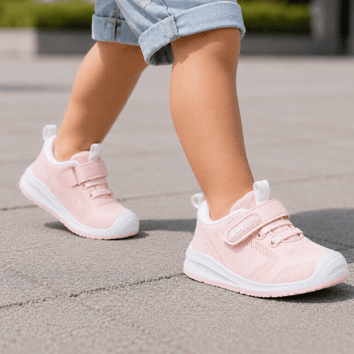 DEPORTIVA BAREFOOT BABY FREE Textil ROSA