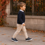 Zapato colegio Azul – Primeros Pasos Barefoot