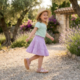 Zapatilla Barefoot Infantil Piel – Rosa