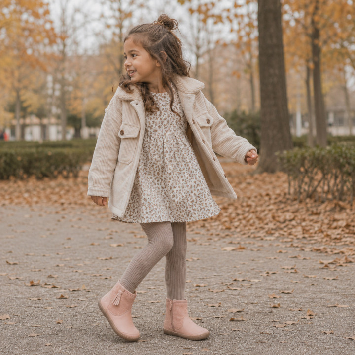 Bota Barefoot Flecos - Rosa