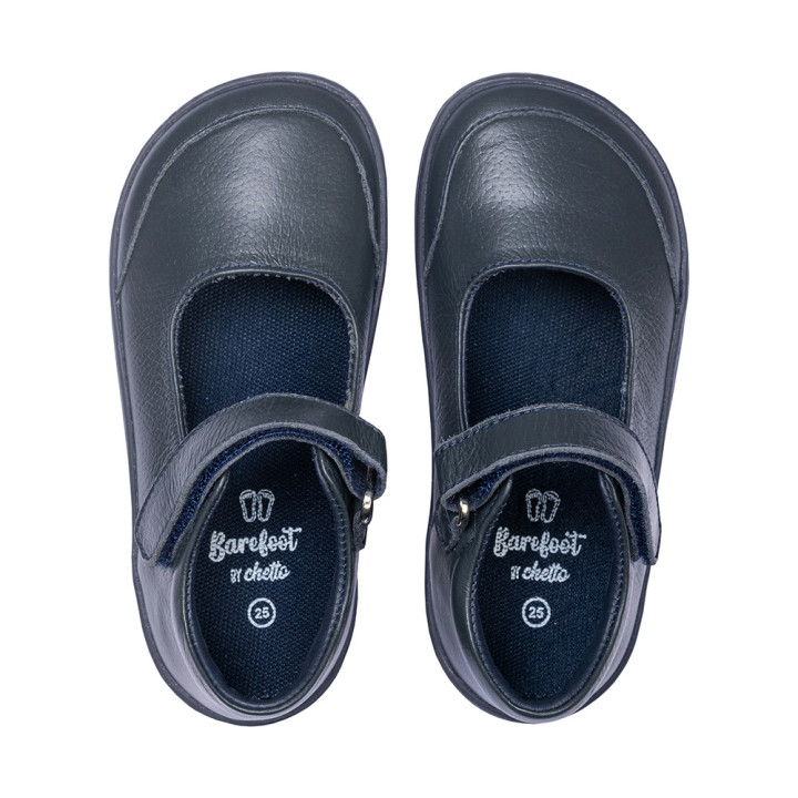 MERCEDES NIÑA PIEL - PUNTERA DE GOMA - BAREFOOT
