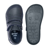ZAPATILLAS BAREFOOT COLEGIALES PIEL AZUL
