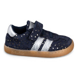 DEPORTIVA BAREFOOT AZUL CON PUNTOS