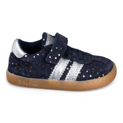 DEPORTIVA BAREFOOT AZUL CON PUNTOS