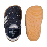 DEPORTIVA BAREFOOT AZUL CON PUNTOS