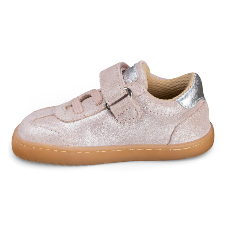 DEPORTIVA BAREFOOT ROSA BRILLO