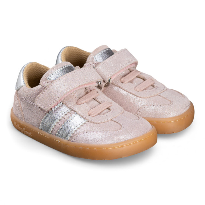 DEPORTIVA BAREFOOT ROSA BRILLO