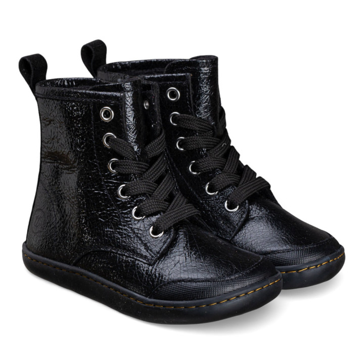 BOTA CHETTO BAREFOOT NEGRO BRILLO