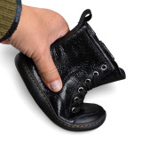 BOTA CHETTO BAREFOOT NEGRO BRILLO