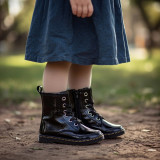 BOTA CHETTO BAREFOOT NEGRO BRILLO