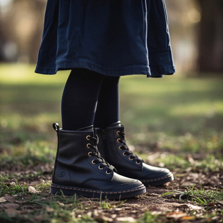 BOTA BAREFOOT CHETTO NEGRO-AMARILLO