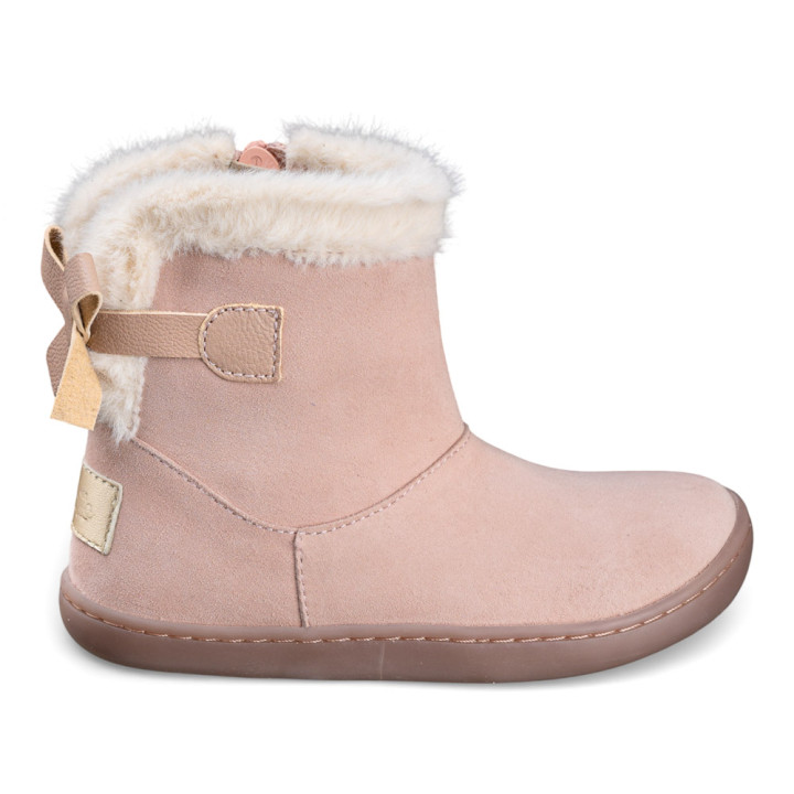 BOTÍN BAREFOOT CHETTO LAZO ROSA EMPOLVADO