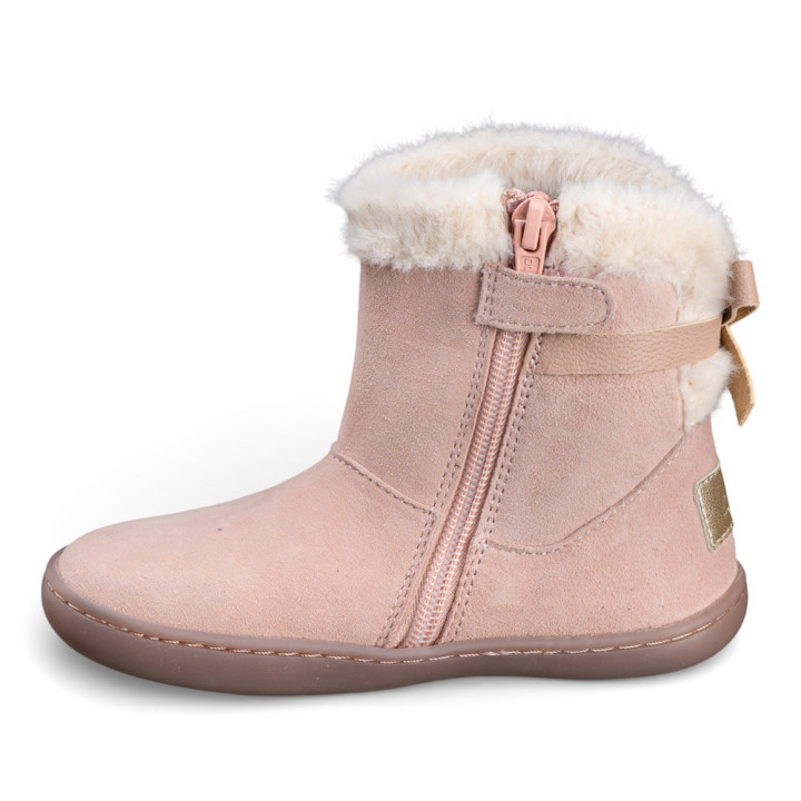 BOTÍN BAREFOOT CHETTO LAZO ROSA EMPOLVADO